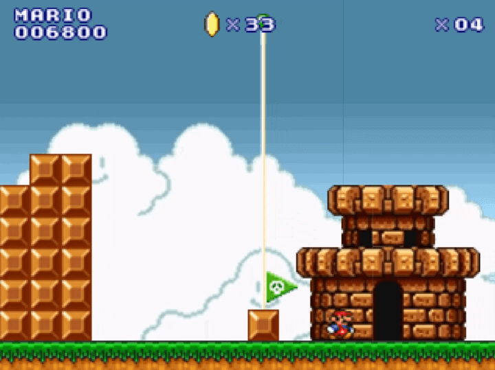 슈퍼마리오-플래시게임-종료-화면