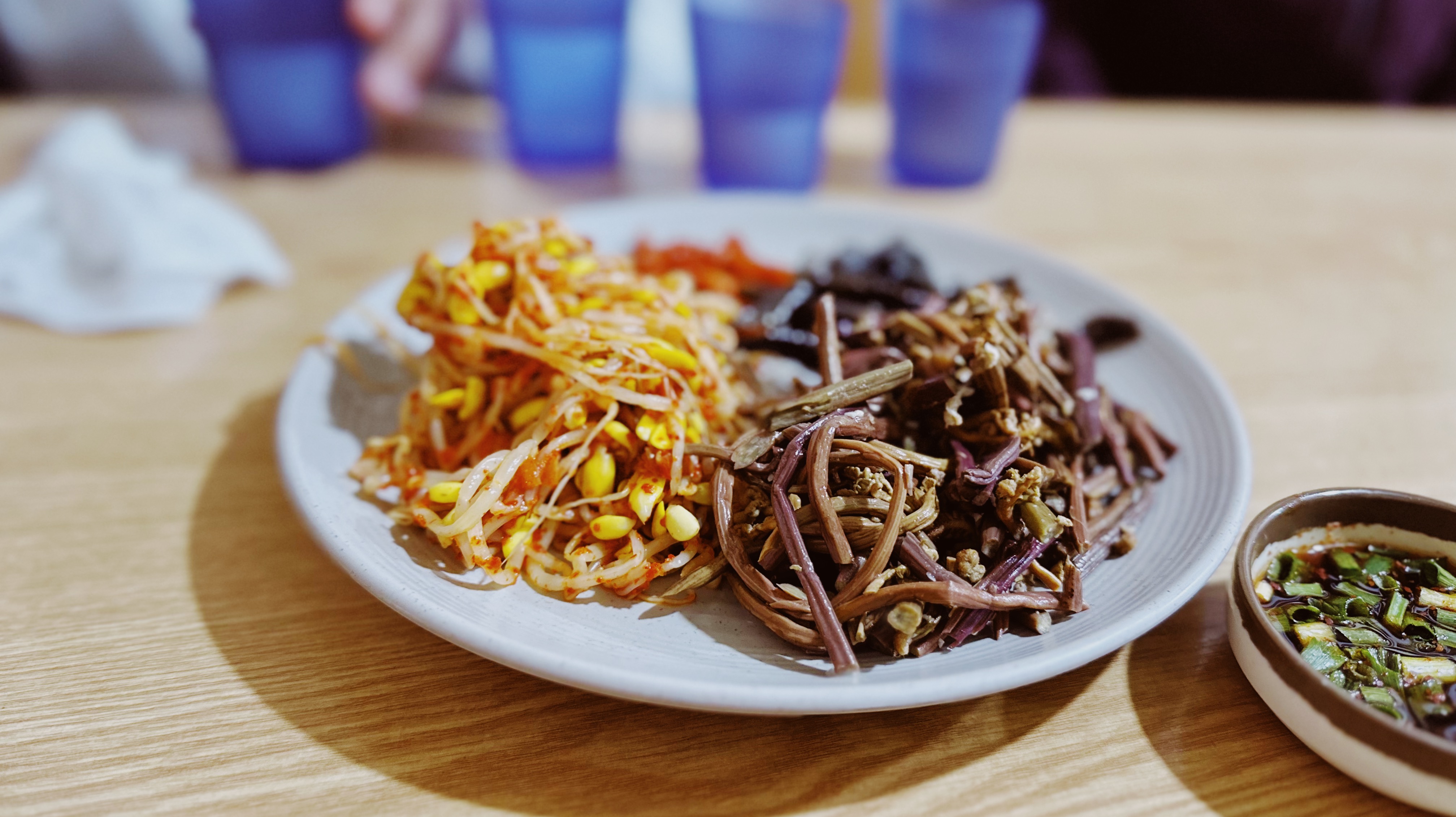 상당집 기본 반찬