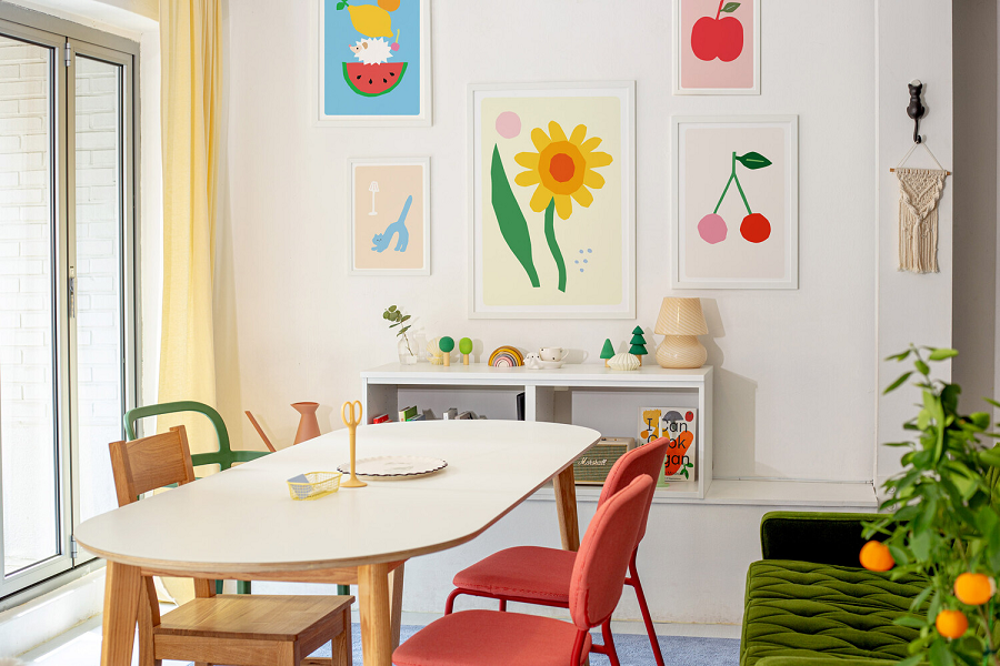 유니크 팝 인테리어 스타일