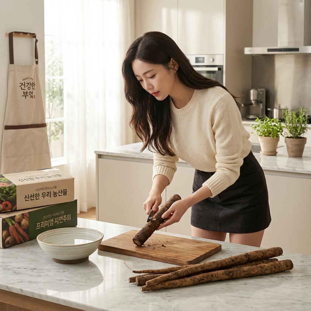 우엉 껍질 속 사포닌 극대화하는 손질 꿀팁