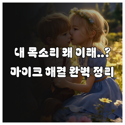 블루투스 이어폰 마이크 소리 작음 문..