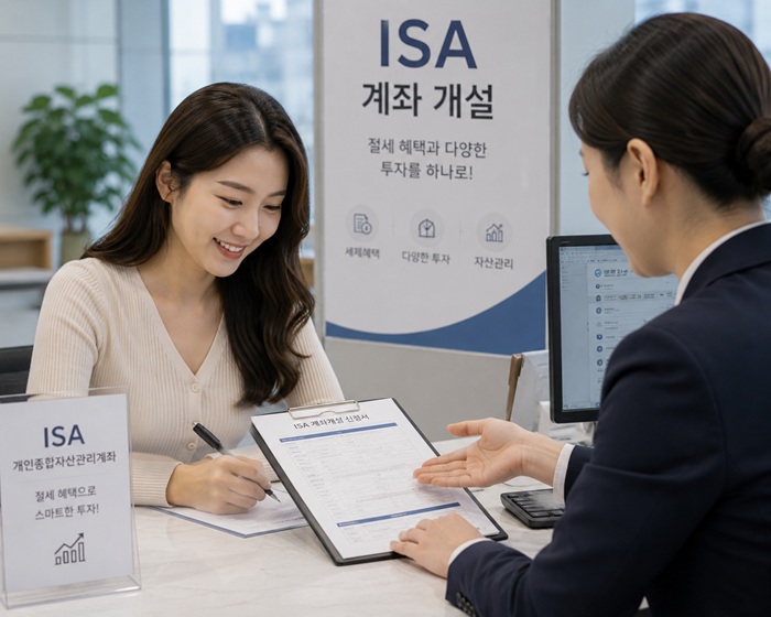isa 계좌 개설 사진