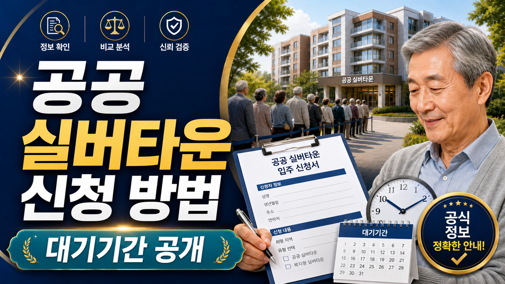 공공 실버타운 신청 방법 (대기기간까지 공개)
