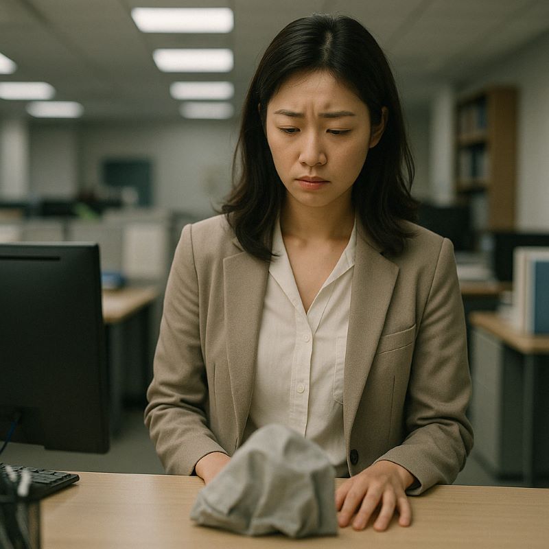 내 책상 위에 이상한 물건이 있는 꿈 해몽 – 무의식의 침입자