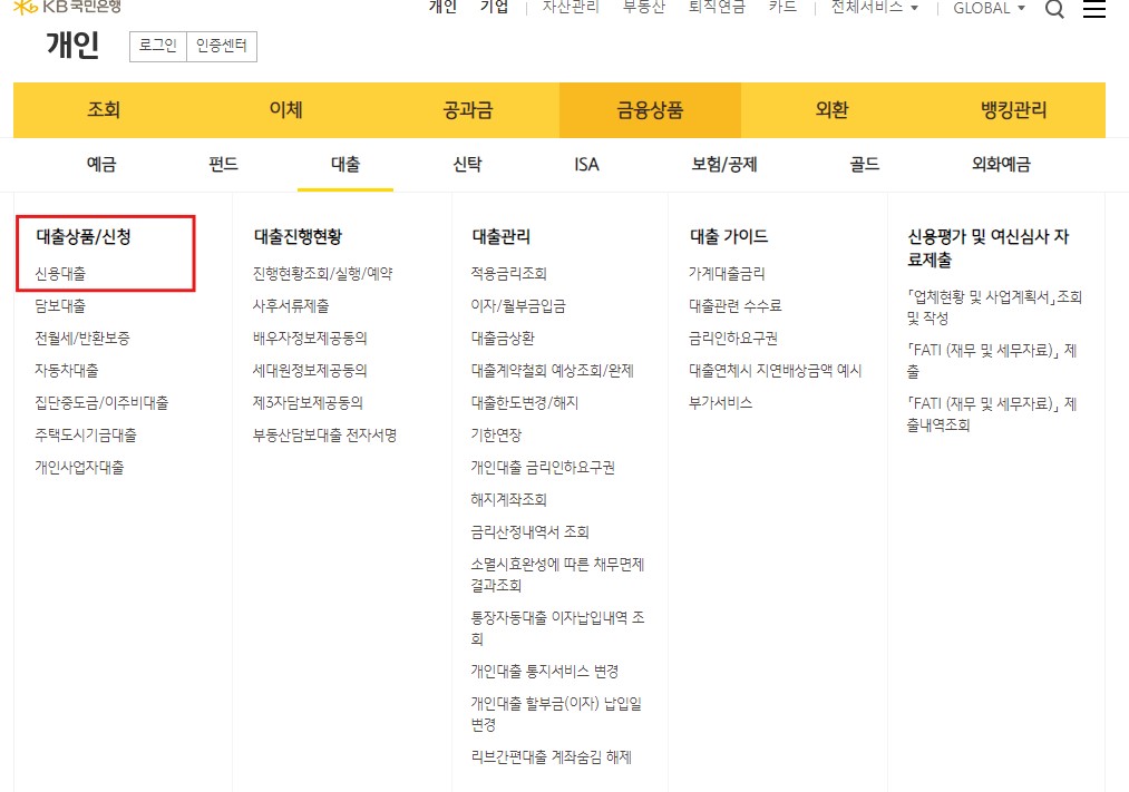 국민은행 마이너스통장 조건 신청방법