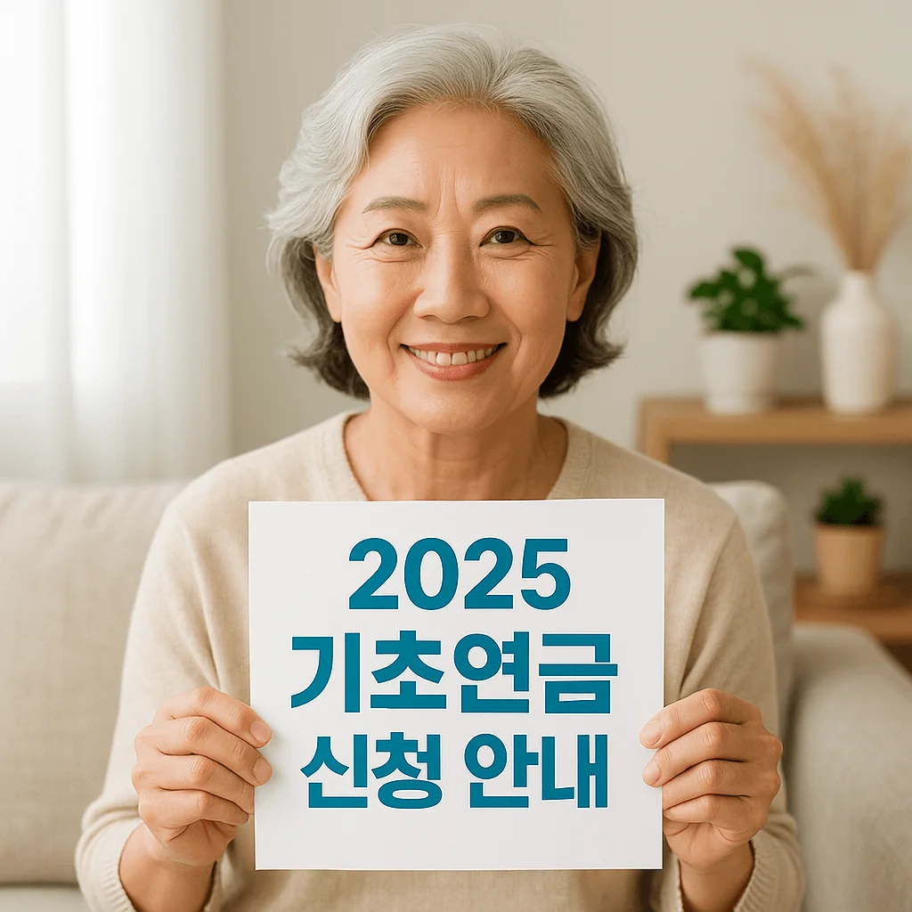 2025년 기초연금 신청방법 안내