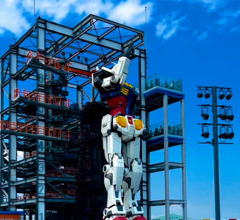 대형 건담 사진