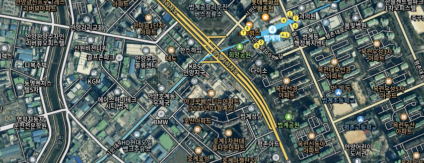 스카이뷰 모습