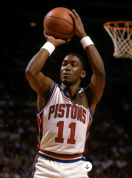 아이재아 토마스의 슛 장면