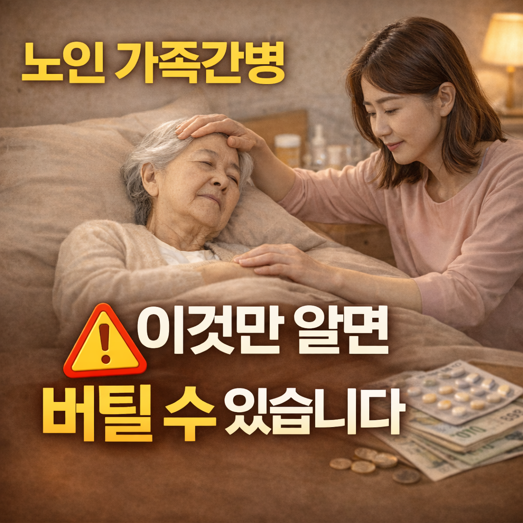 노인 가족간병, 이것만 알면 버틸 수 있습니다