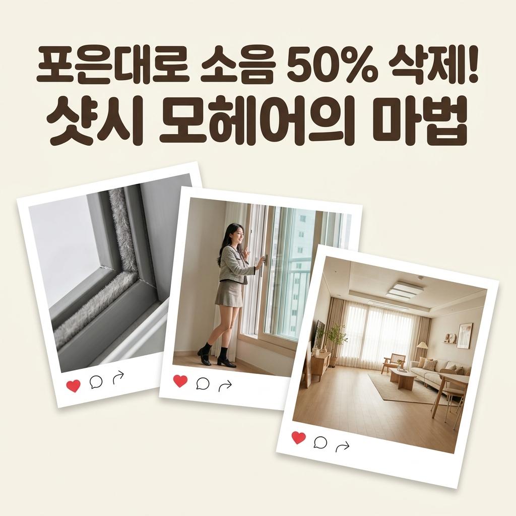 브라이언도 강조한 수지 샷시 소음 차단, 포은대로 아파트 도로 소음 절반 줄이는 모헤어 시공의 비밀