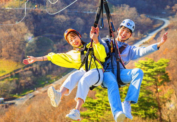 함양대봉산휴양밸리 집라인