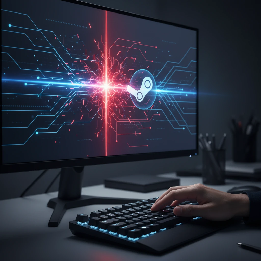 스팀 네트워크 연결 실패 문제 해결법..