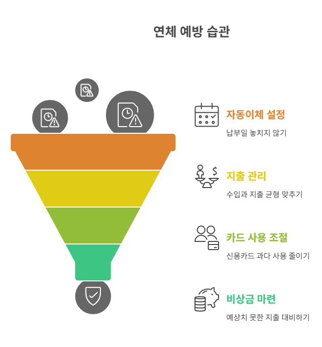 앞으로 연체 막는 습관과 관리법