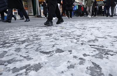 대만 한파 사진