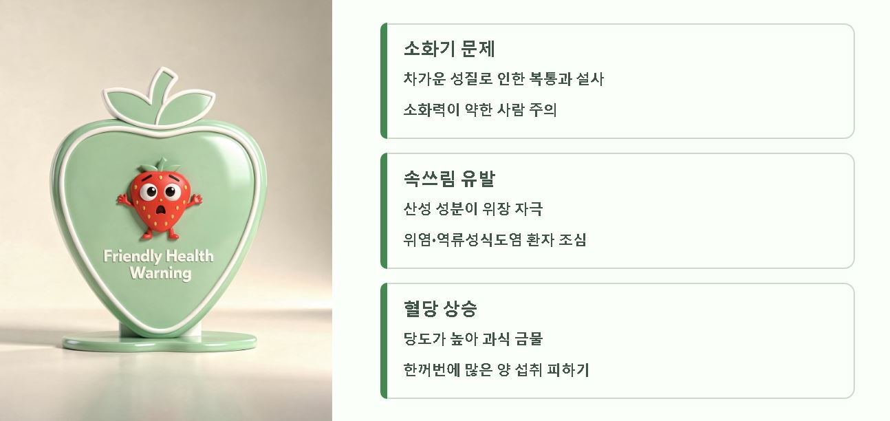 딸기 효능 부작용