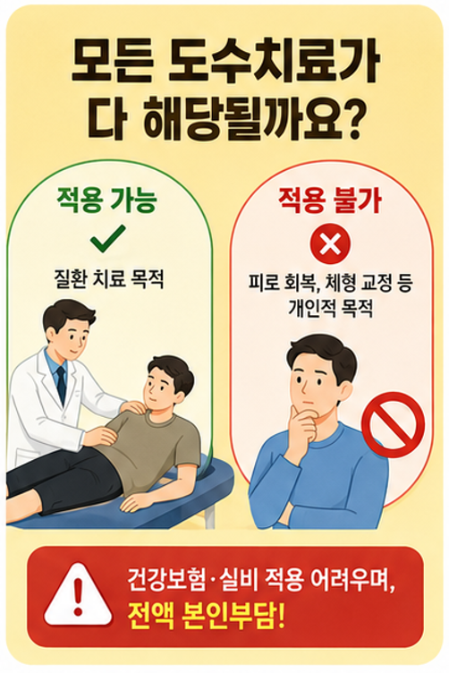 도수치료 4만원! 7월 1일부터 적용되는 '관리급여' 및 '실비청구' 완벽 가이드(2026)