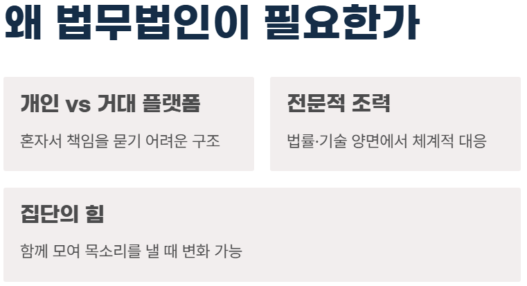 왜 법무법인?