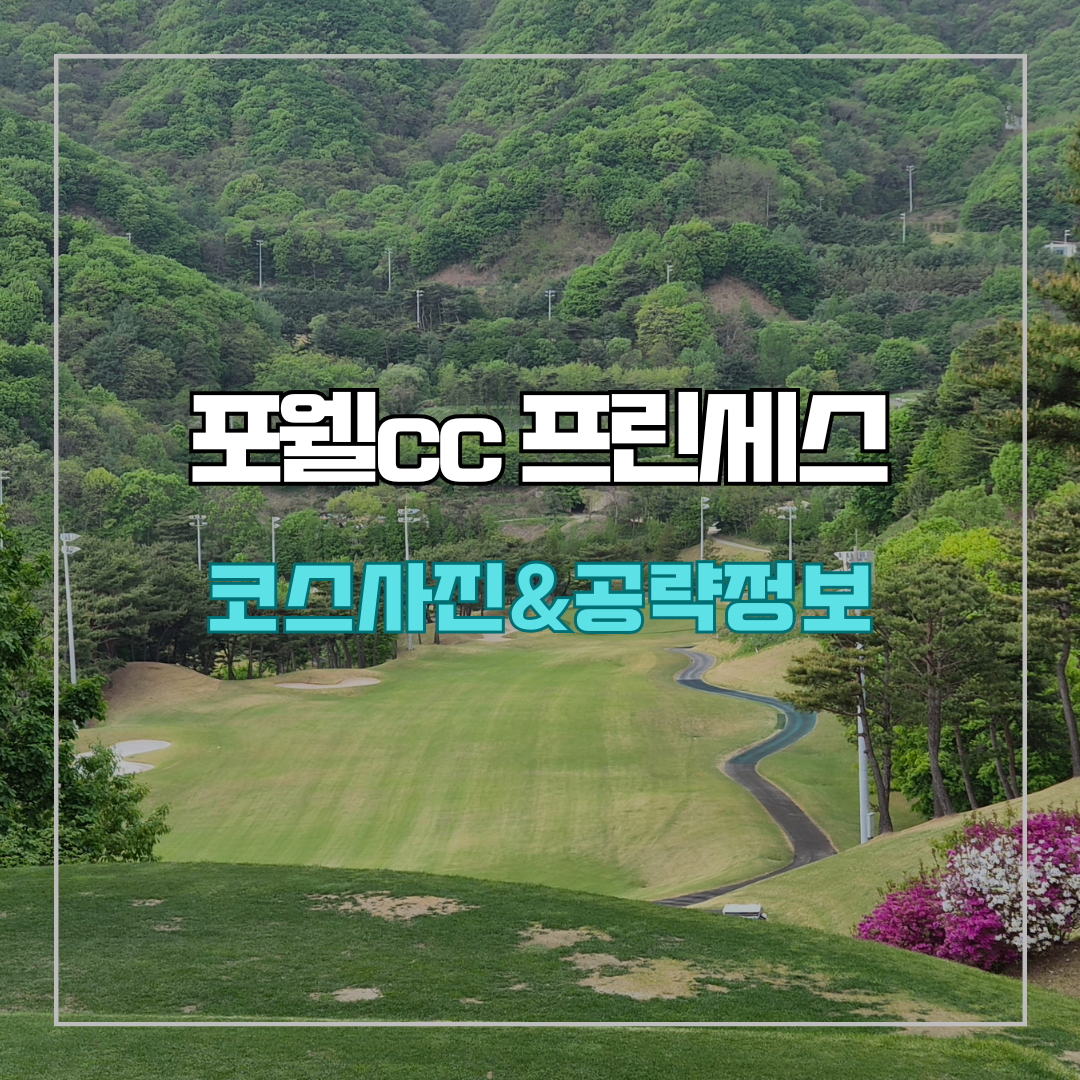 포웰cc 프린세스 코스 사진 및 공략 정보