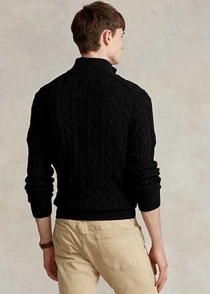 폴로 남성 케이블 니트 코튼 스웨터 색상 및 사이즈 알아보기