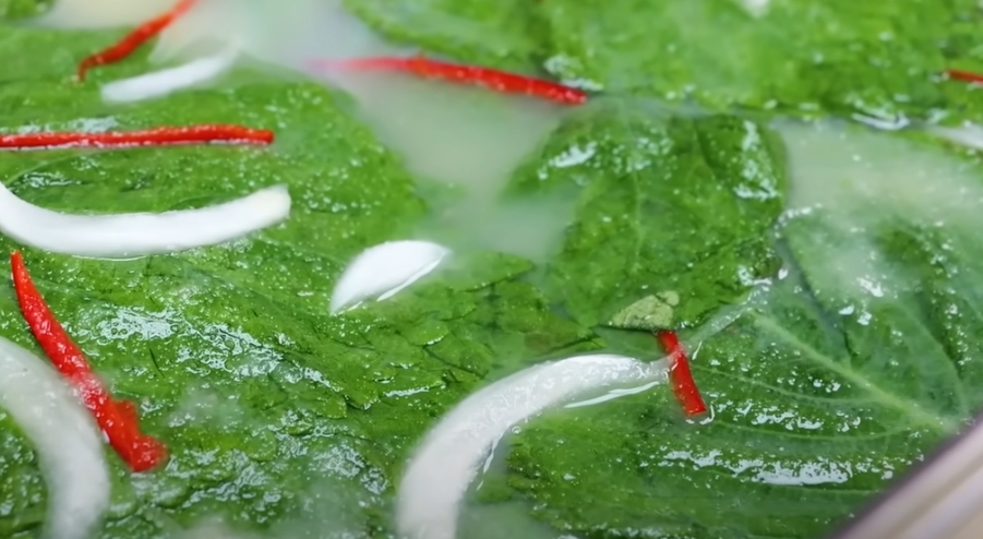 깻잎 물김치