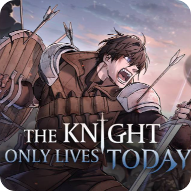 The Knight Only Lives Today webtoon official thumbnail