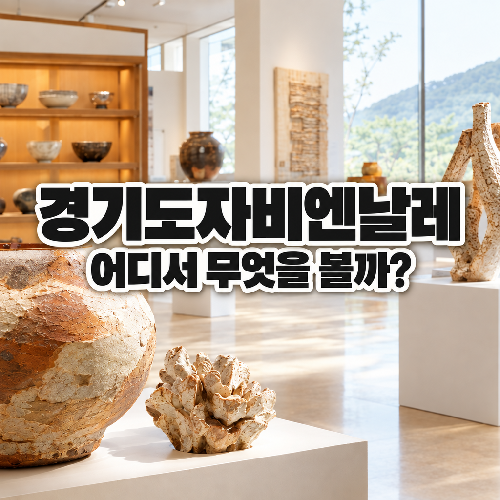 2026 경기도자비엔날레: 이천&middot;광주&middot;여주 전시 일정 및 핵심 관람 포인트
