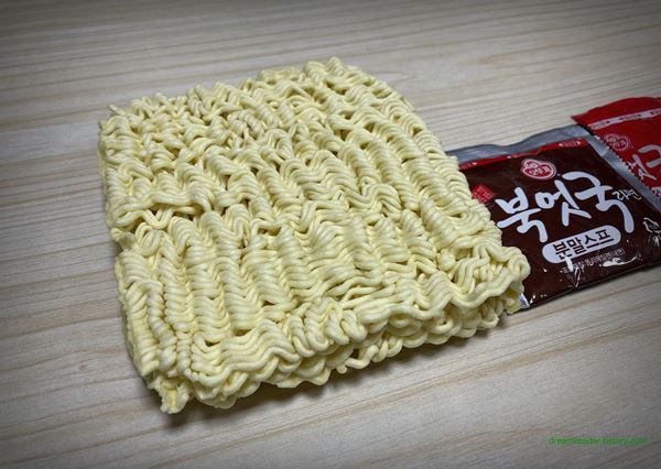 오뚜기 북엇국 라면 2022년 6~8월 면