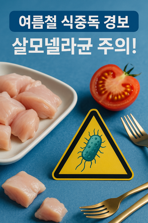 여름철 살모넬라균 경보! 가장 위험한 식품과 예방법 총정리