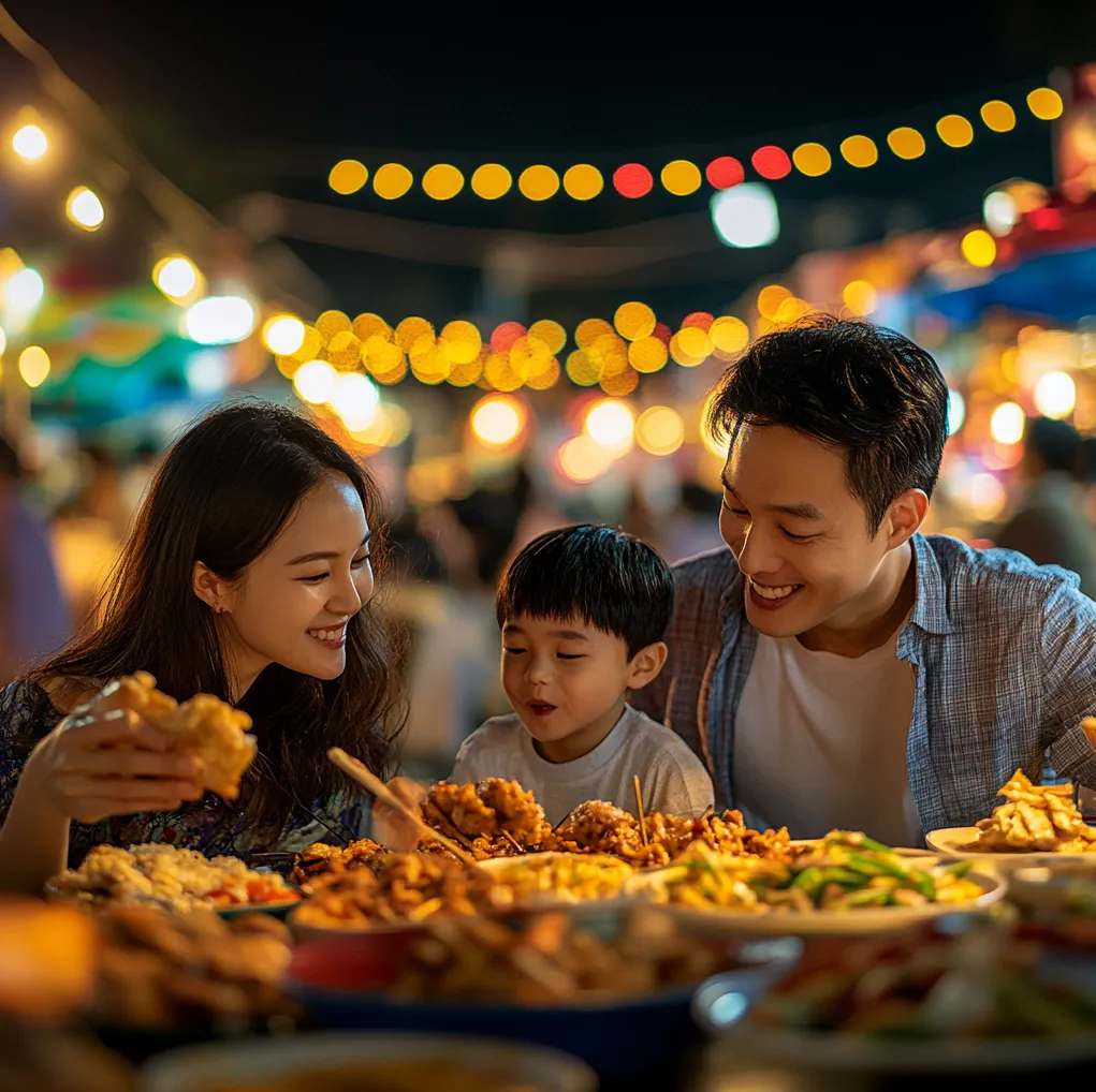 코타키나발루-현지음식먹는-한국가족03