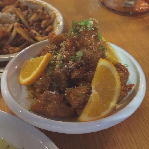 오렌지 순살 치킨