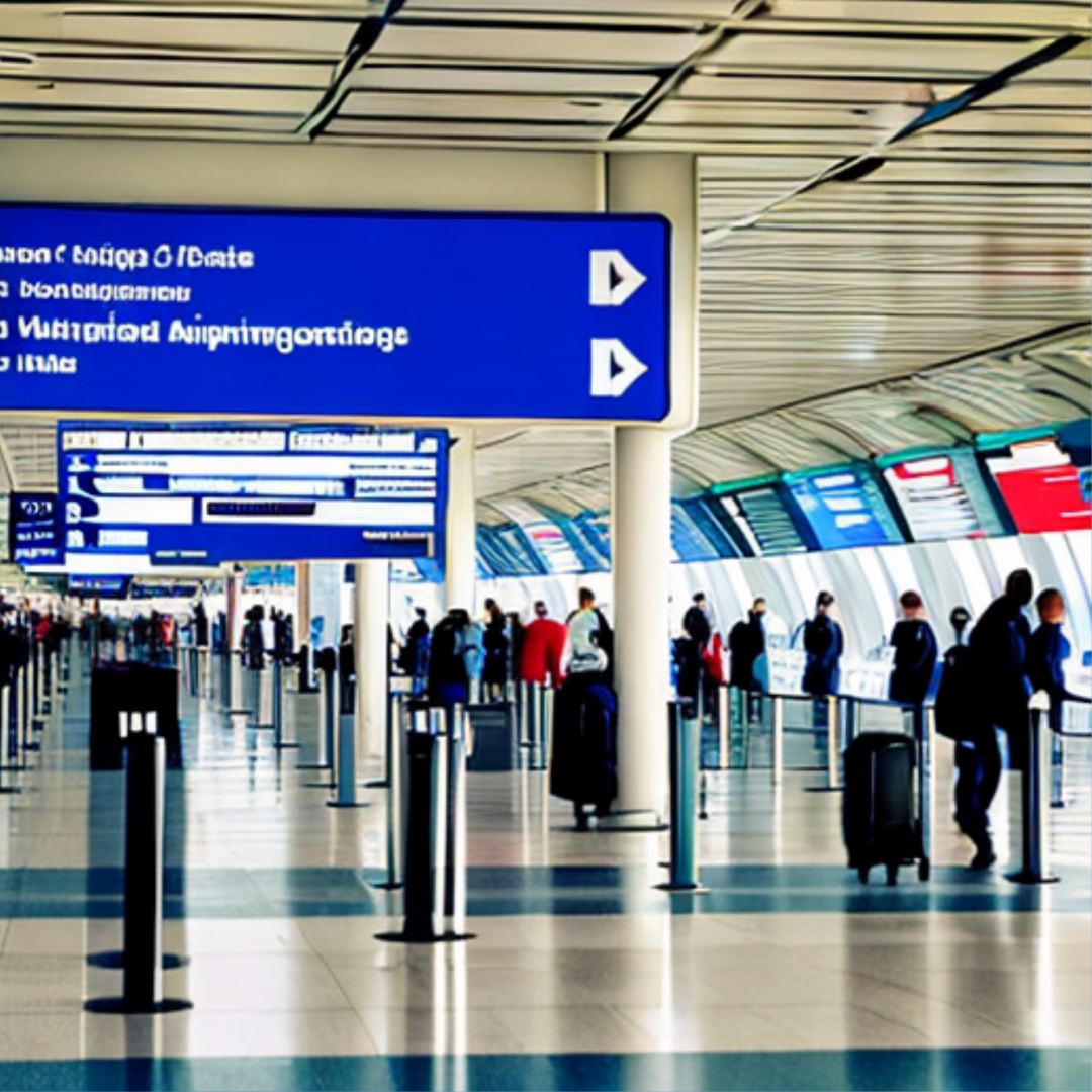 해외여행 입국심사 관련 사진