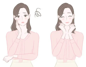 피부가 좋아지는 여성
