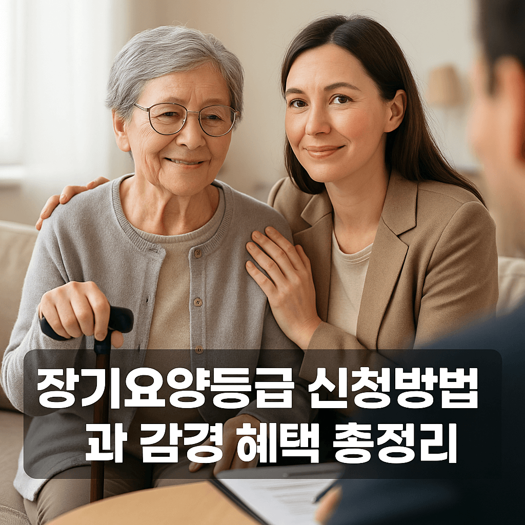 장기요양등급 신청 방법 대상 절차 서류 감경 혜택 총정리