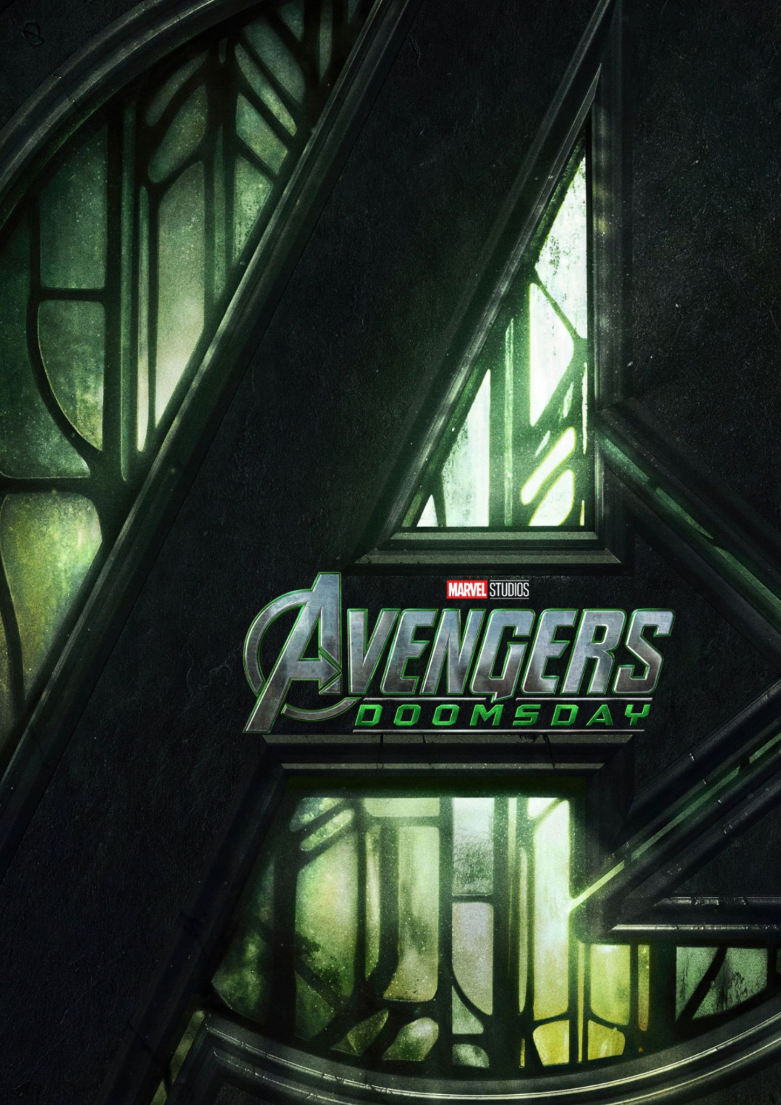 <어벤져스: 둠스데이>의 공식 포스터와 로고