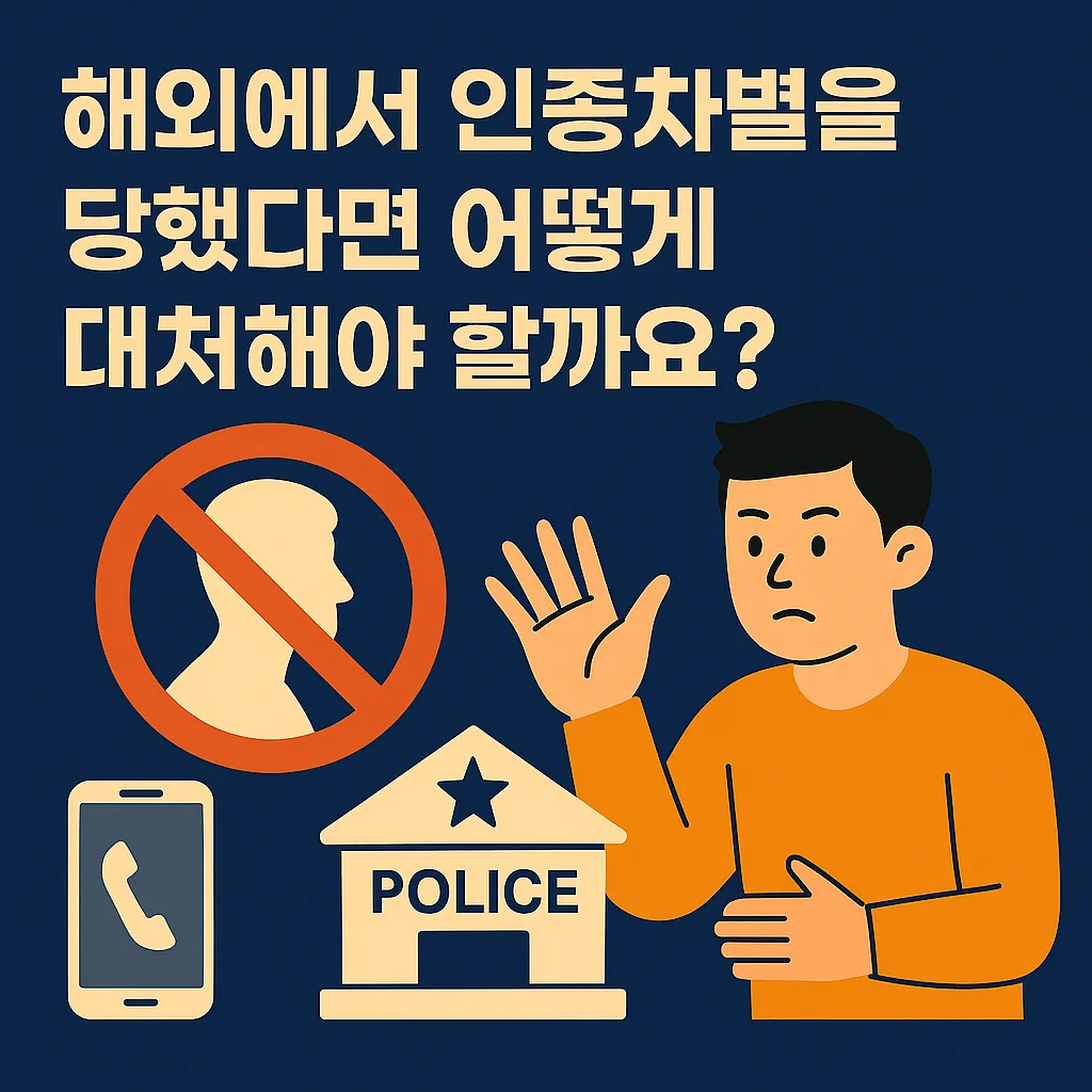 해외에서 인종차별을 당했다면 어떻게 대처해야 할까요?