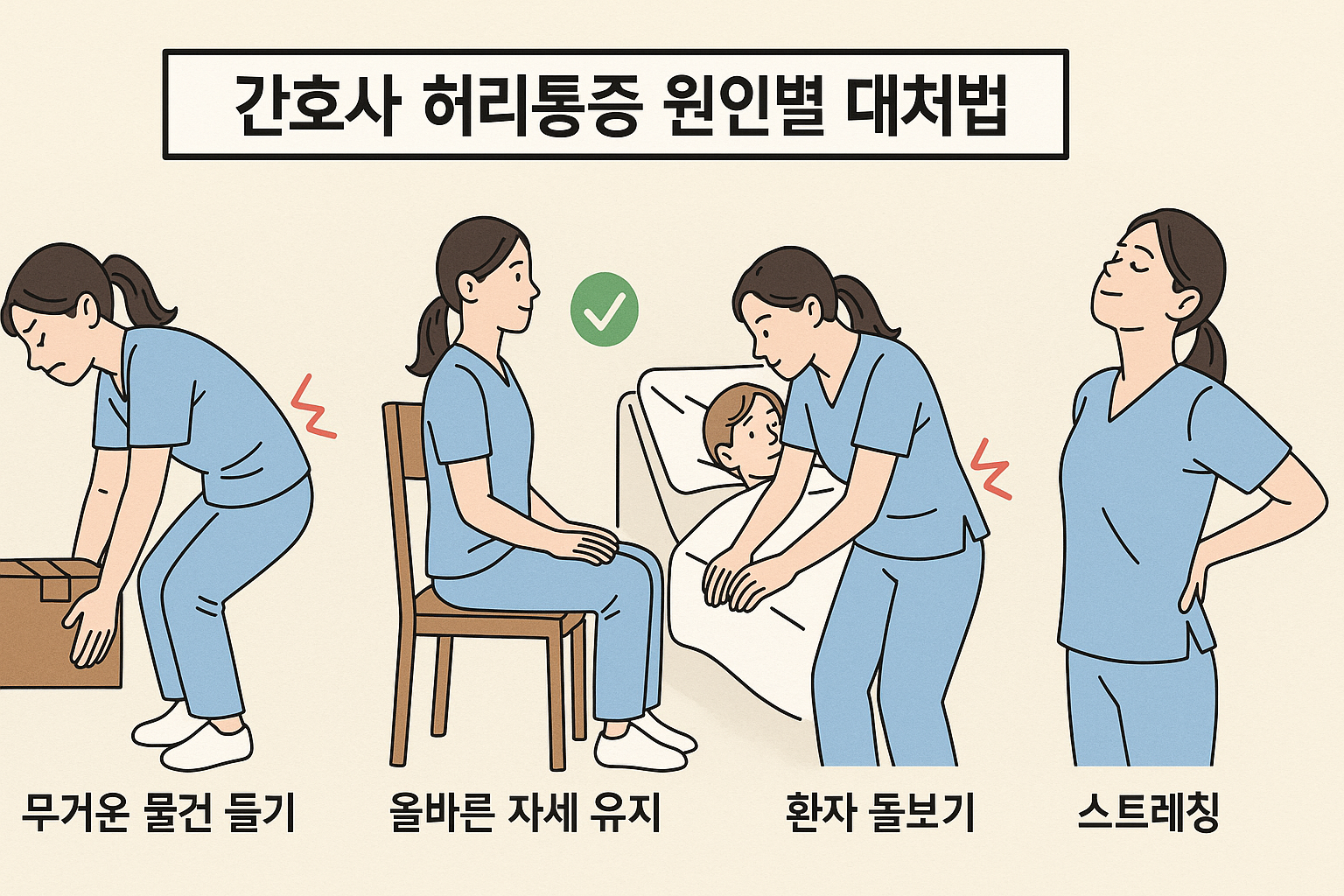 간호사 허리통증 원인별 대처법