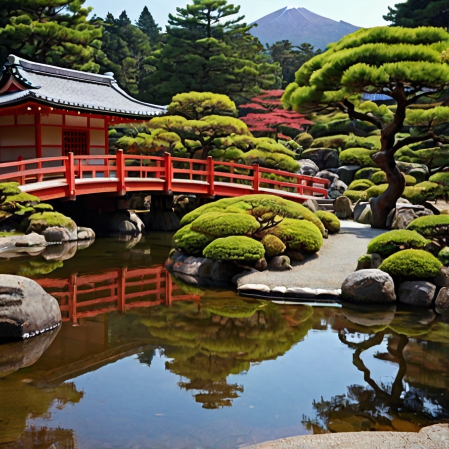 구마모토 볼거리 스이젠지 조주엔 이미지