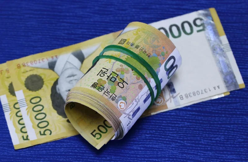 퇴직금 자산 배분 블로그 글 5만원권 현금