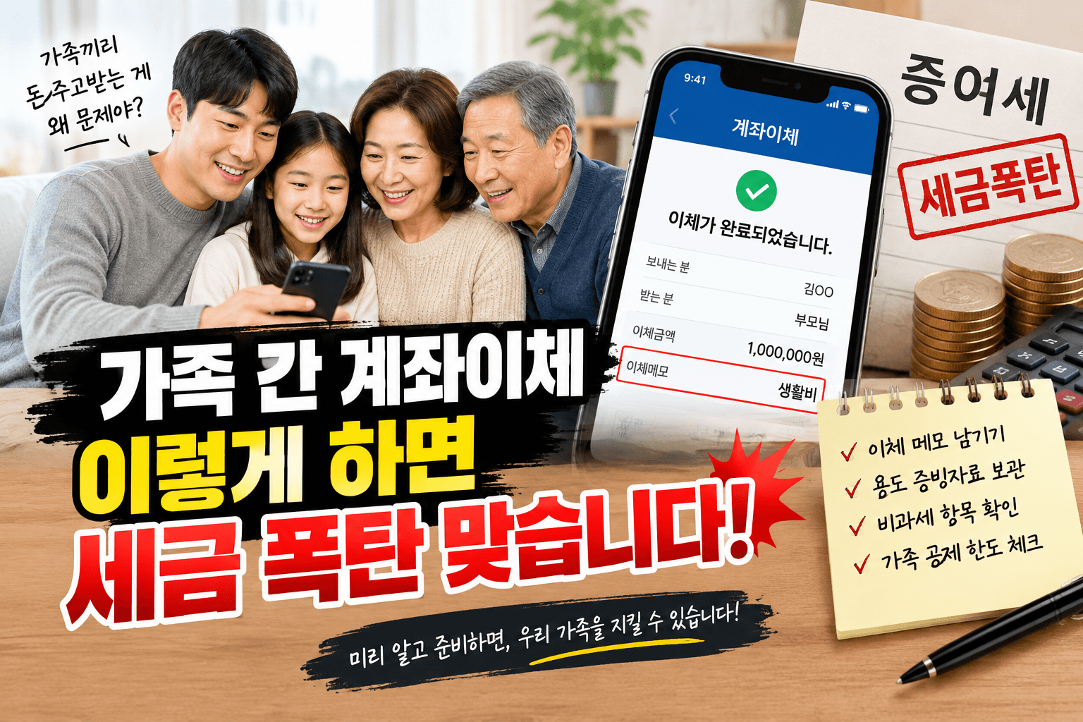 가족 간 계좌이체