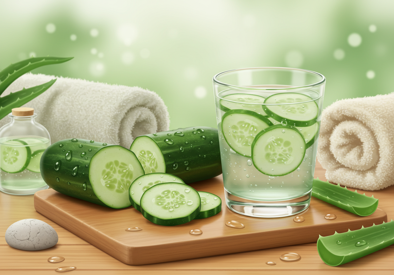 피부 진정과 수분 보충에 탁월한 오이 효능 7가지