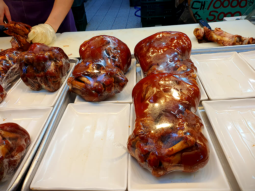 명성왕족발 먹은것