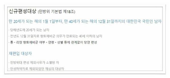 민방위 훈련 불참