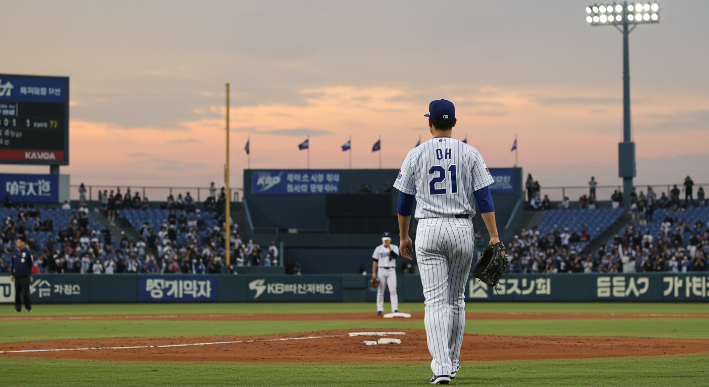 마운드를 내려오는 오승환 상징 이미지