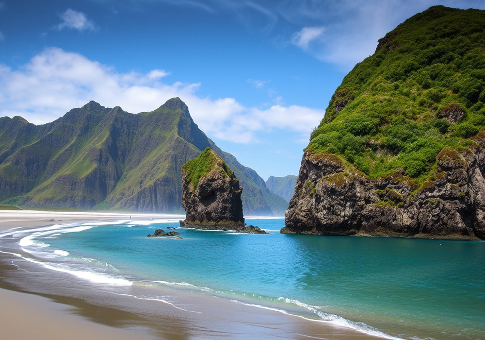 뉴질랜드 카레카레 해변