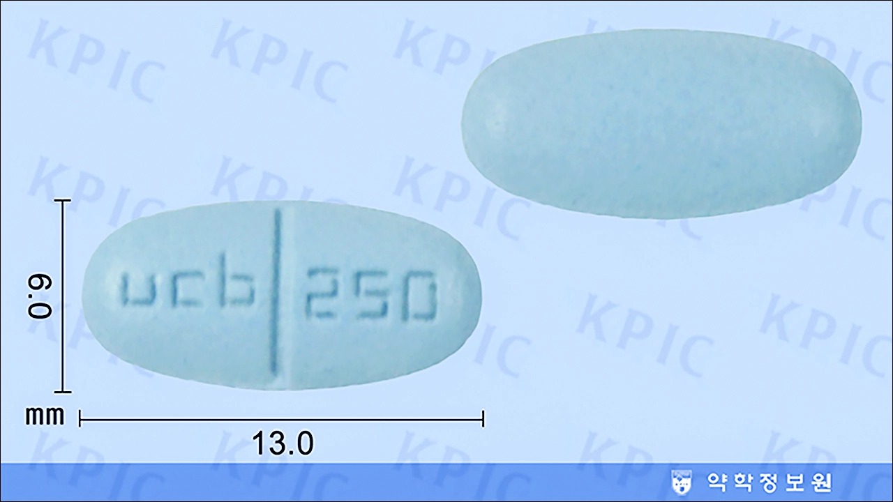 케프라정 250mg 효능 효과 부작용 레비티라세탐 뇌전증 간질 경련 발작 치료제