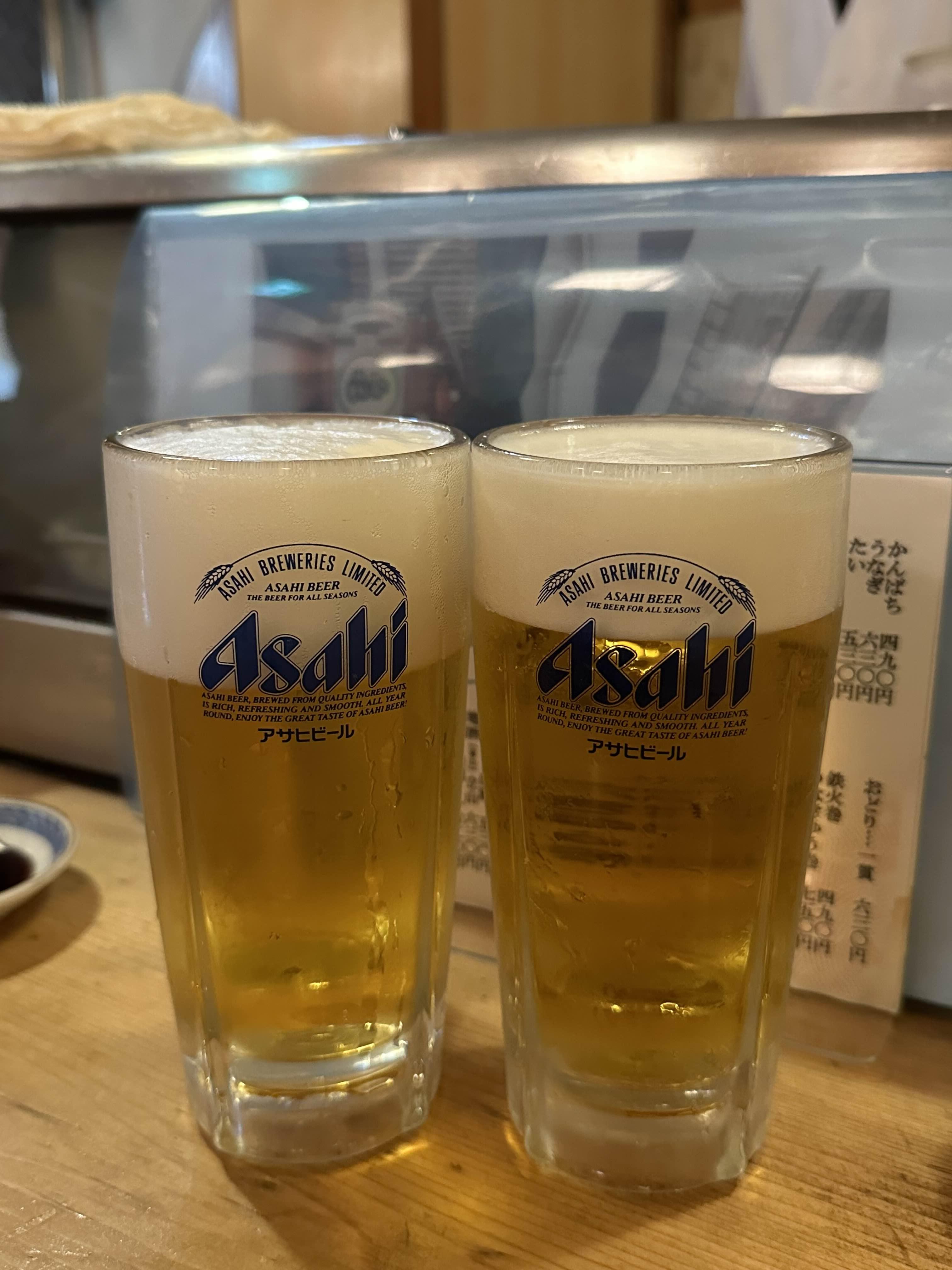 생맥주 2잔