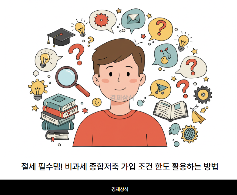 절세 필수템! 비과세 종합저축 가입 조건 한도 똑똑하게 활용하는 방법