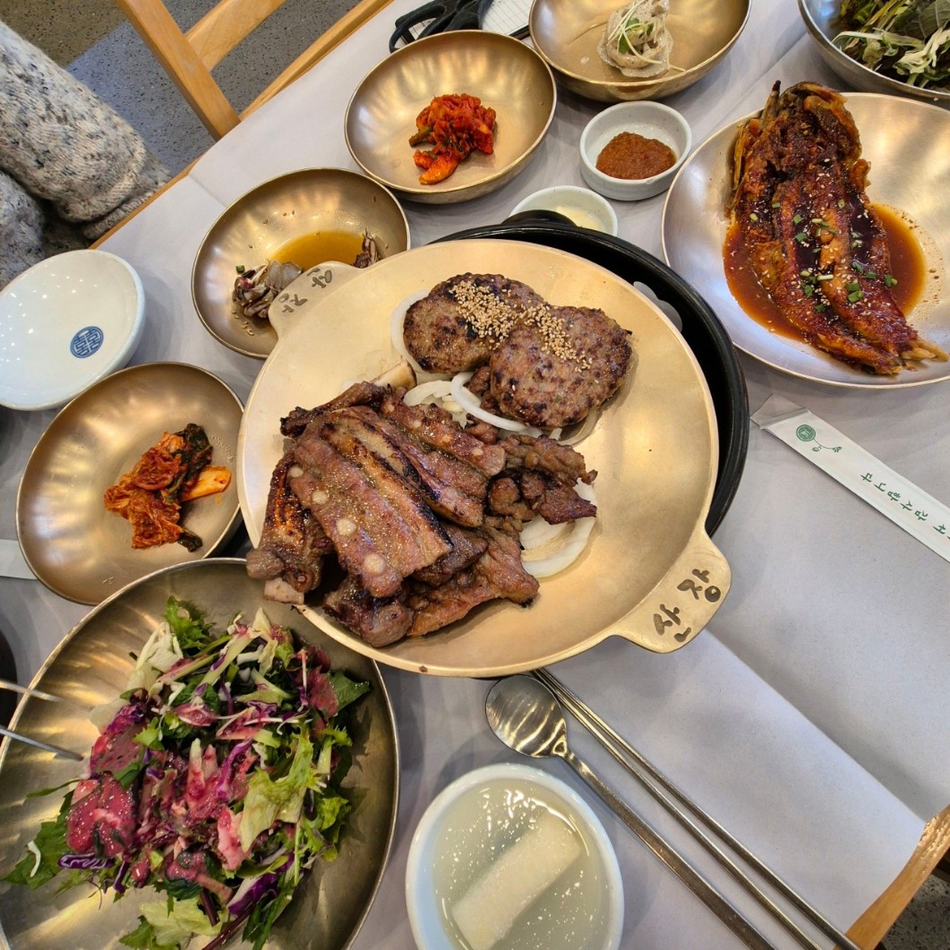 세종 산장가든 메뉴 이미지