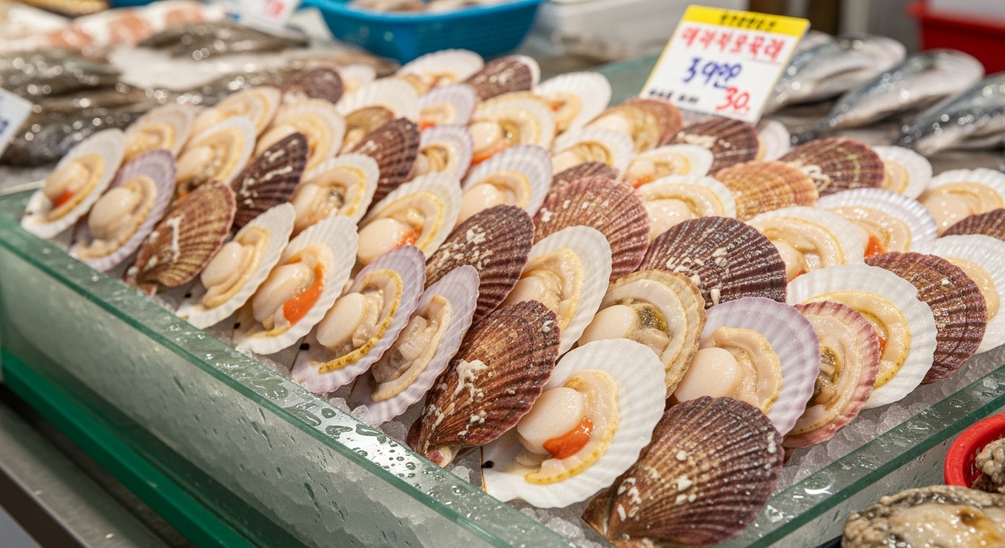 8월 제철음식 가리비